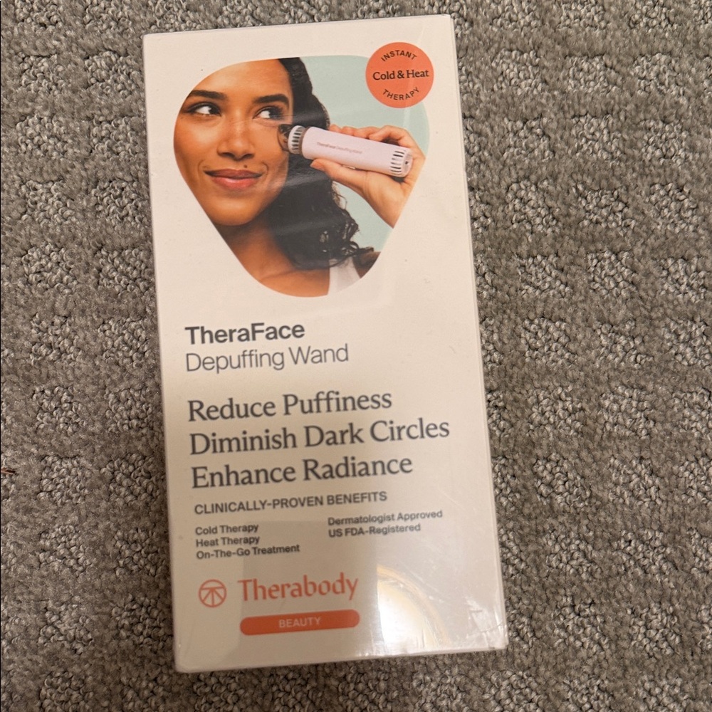 Therabody TheraFace Wand - White and Orange
